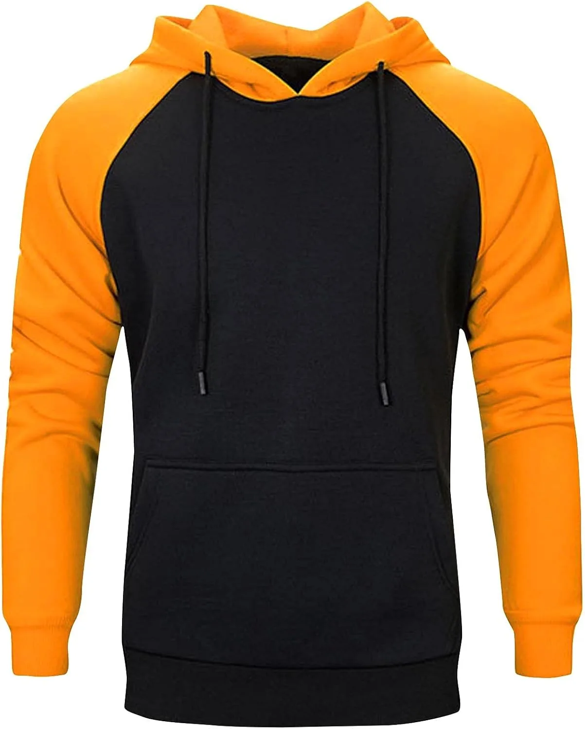 

Мужской худи с клетчатым жаккардом, длинными рукавами и карманами