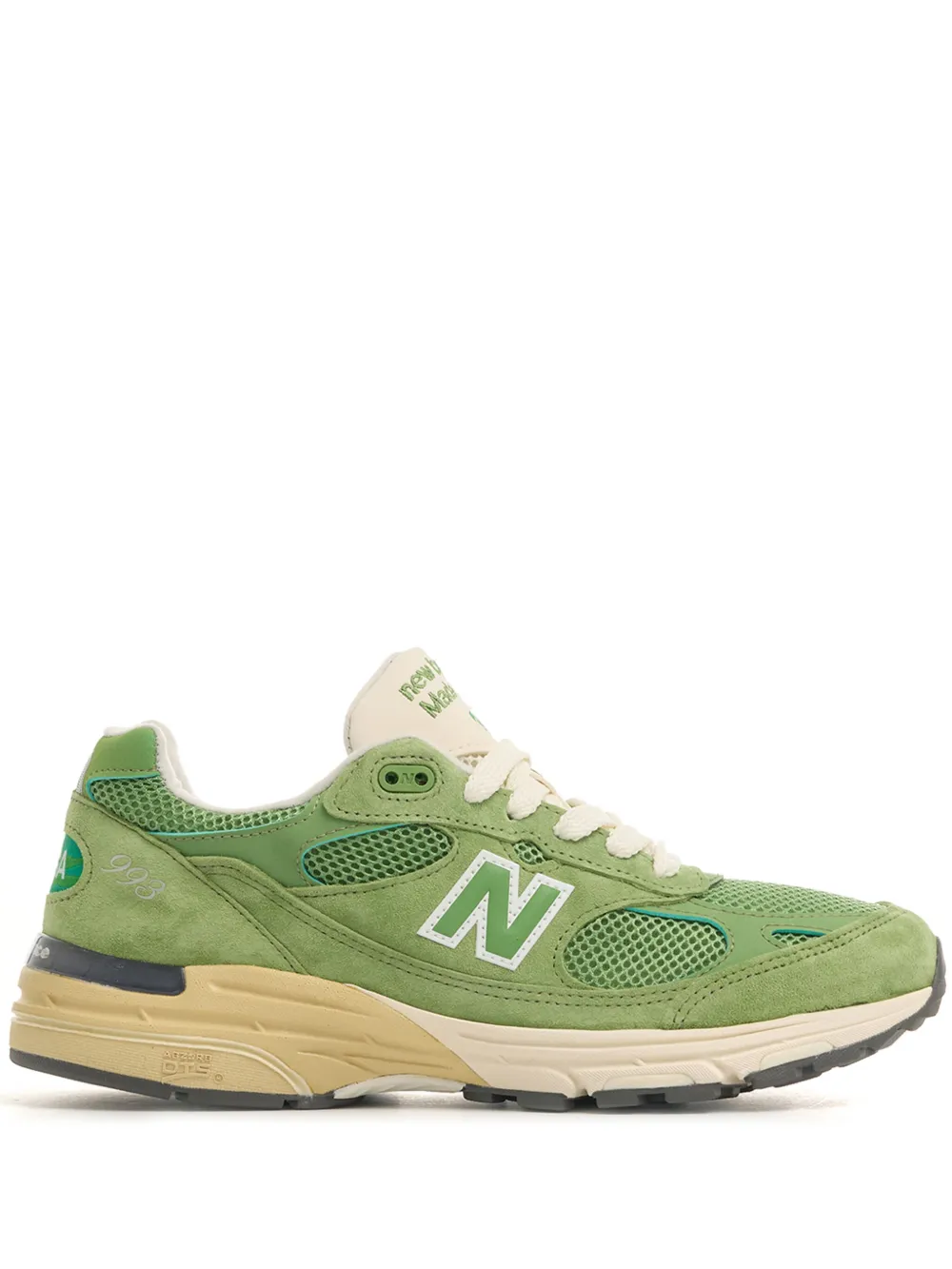 

Кроссовки с нашивкой-логотипом NEW BALANCE, зеленый