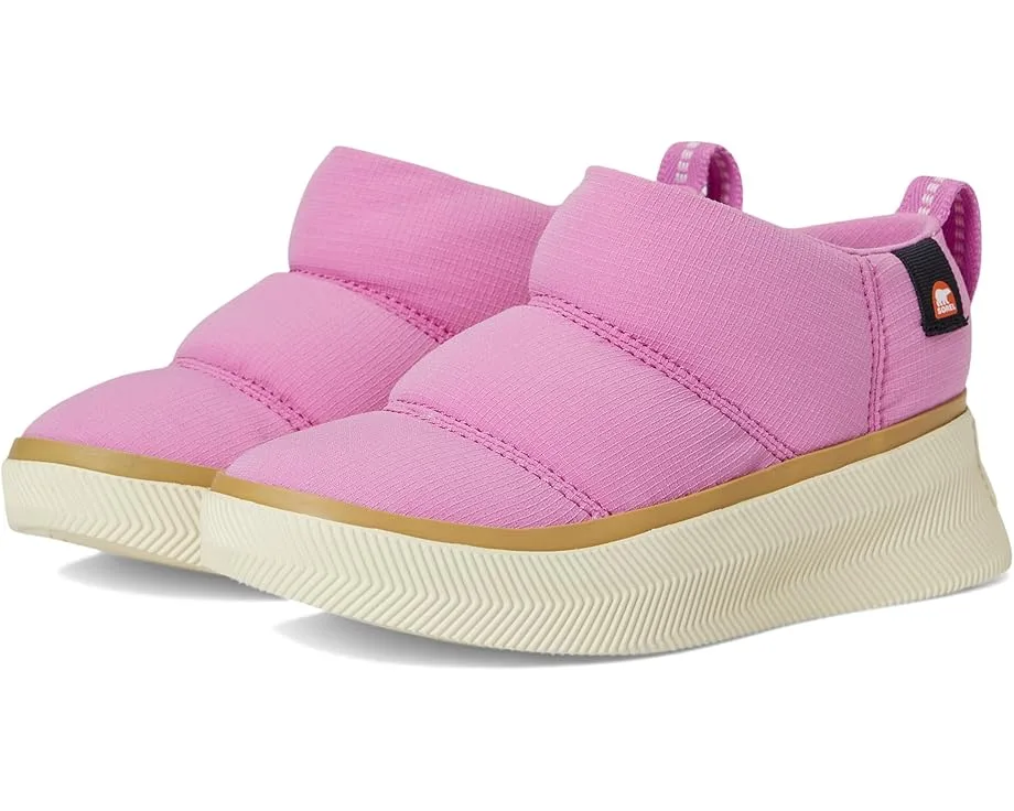 Ботинки SOREL Kids Out N About IV Mini Puffy (Little Kid/Big Kid), Orchid/Honey White