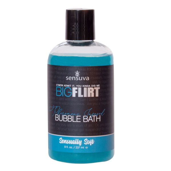 

Чувственно мягкая феромонная жидкость для ванны, 237 мл Sensuva Big flirt pheromone infused bubble bath