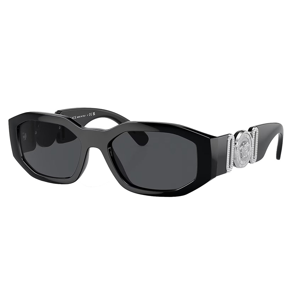

Versace VE 4361 542287 53 мм унисекс геометрические солнцезащитные очки, черный