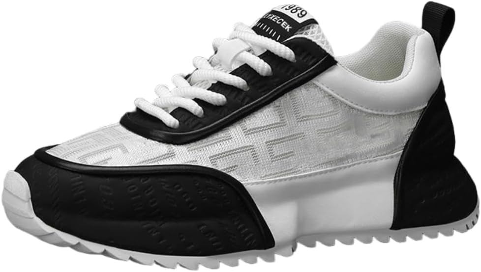 

Мужские кроссовки с цветными блоками, легкие спортивные, нескользящие, повседневные, дышащие сетчатые для ходьбы Lexamen, черный