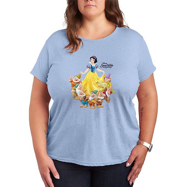 

Футболка Plus size с принтом «Белоснежка и семь гномов» Disney, Heather Chambray Blue, Синий, Футболка Plus size с принтом «Белоснежка и семь гномов» Disney, Heather Chambray Blue