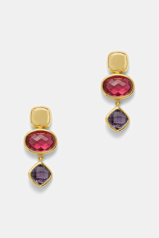 

Серьги из серебра 925 пробы, покрытые 18-каратным золотом Answear.Lab, золотой