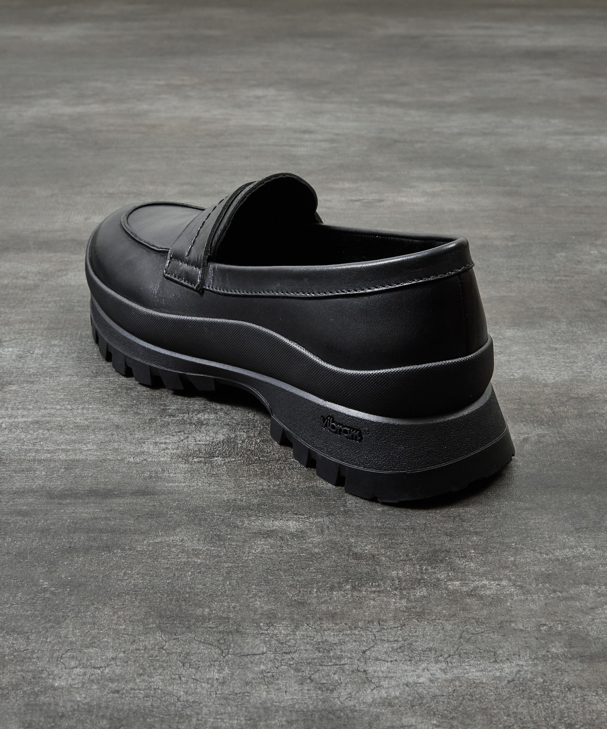 Мужские кожаные лоферы PADRONE с Vibram Sole PU8840-2002 чёрные — фото 2