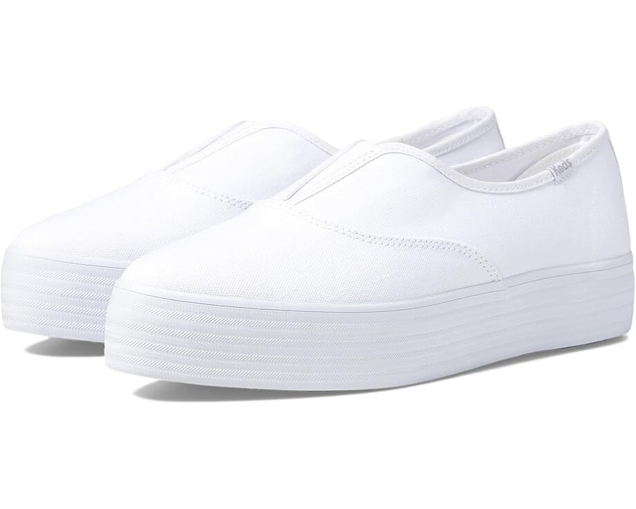 

Кроссовки Keds Point Slip On, цвет White Canvas