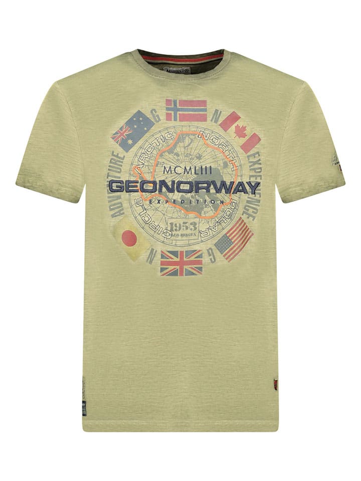 

Футболка Geographical Norway, хаки