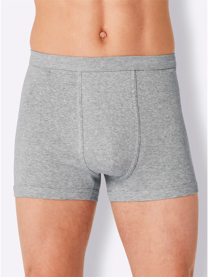 

WITT WEIDEN Короткие трусы: 3 пары серых меланжевых + 2 пары черных