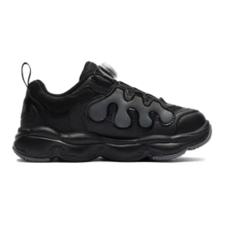 BOA Устойчивые к истиранию баскетбольные кроссовки низкие для детей Black FILA KIDS — фото 2