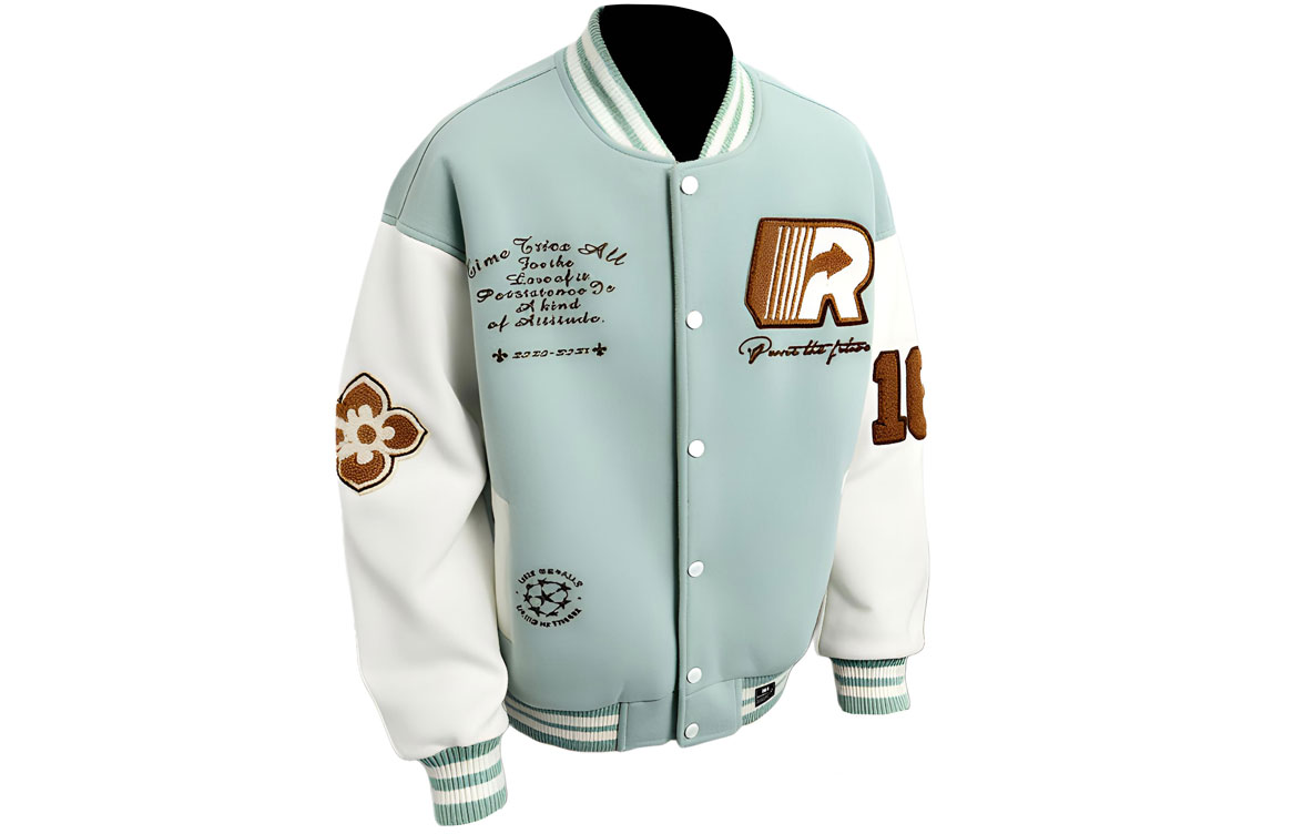 

Куртка Unisex Baseball Collar Moderate ZIAREL, pea зеленый[removable logo]