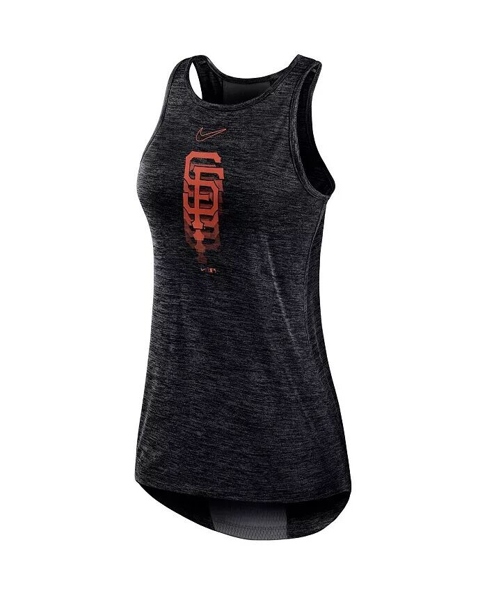 Женская черная майка с высоким воротником и логотипом San Francisco Giants Nike — фото 3