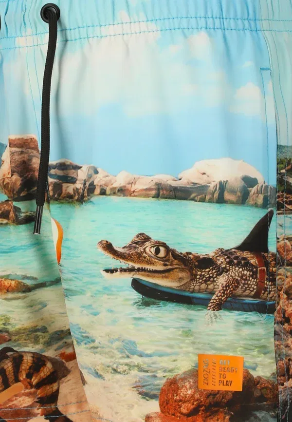 Плавки Sealife Swimming Shorts Zigzag, принт крокодилы — фото 3