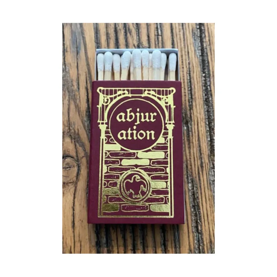 

Спичечный коробок отречения, Matchbooks