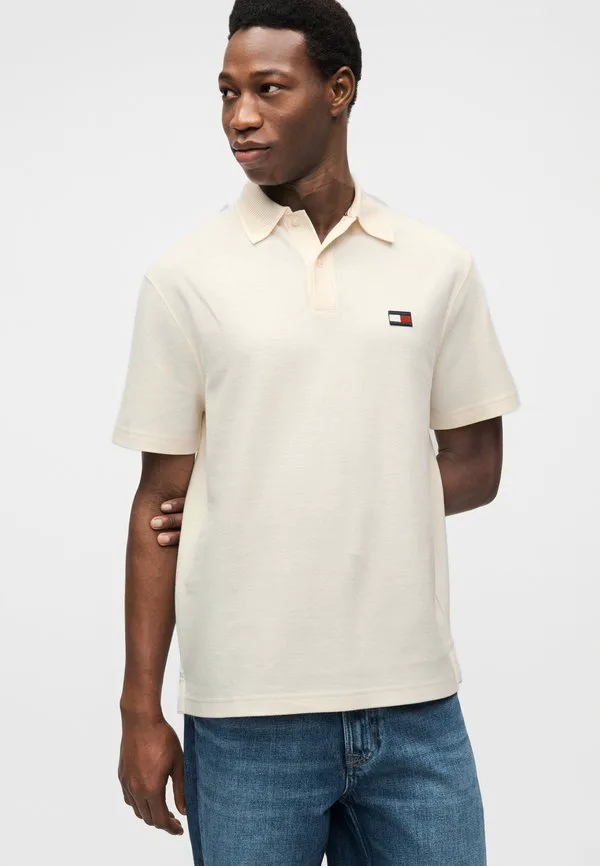 Классическая рубашка поло с трикотажным воротником Tommy Hilfiger, Ivory Petal — фото 4
