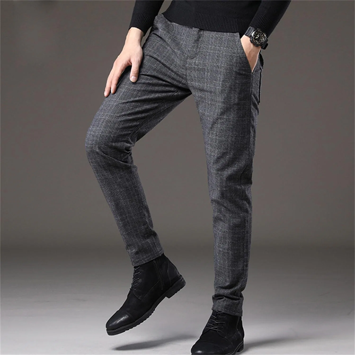 Джинсы Slim Fit, Серый — фото 2