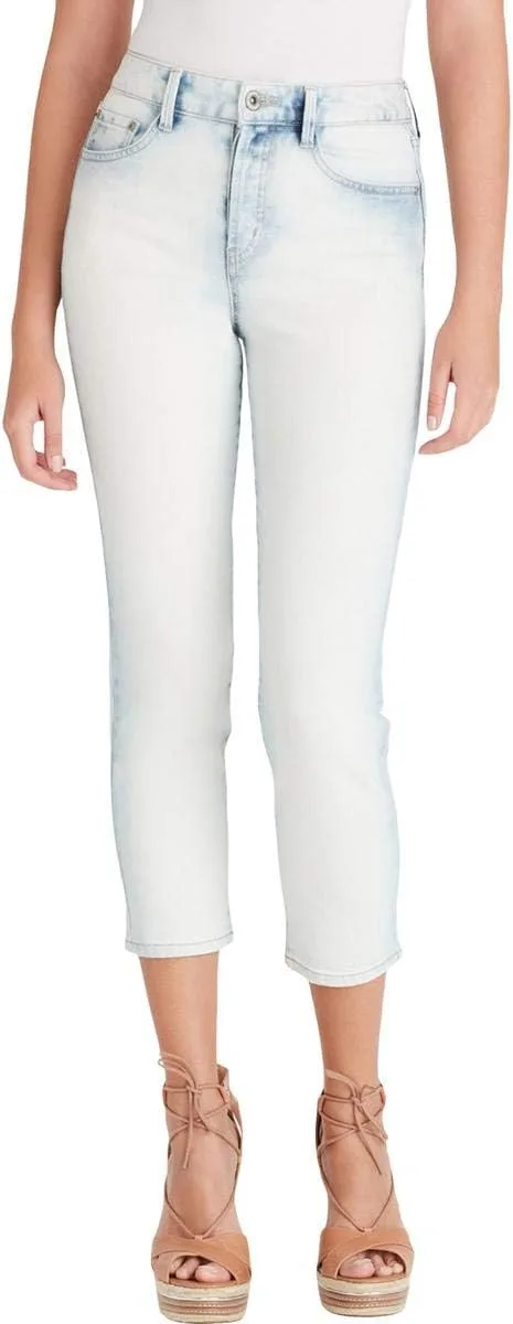 

Jessica Simpson Womens Pick Me Up Slim Straight Crop Jean