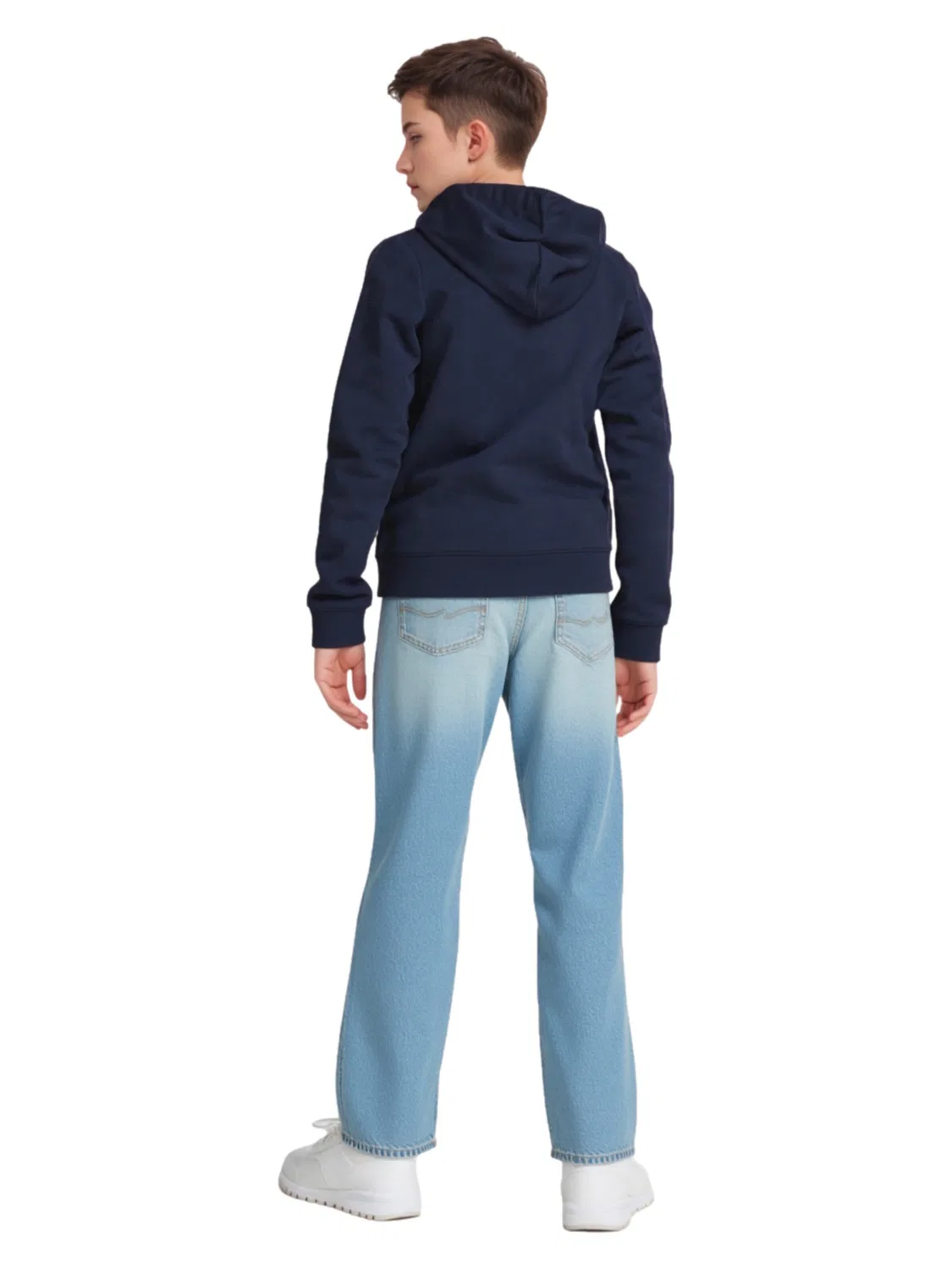 Джинсы свободного кроя 'Alex Original' Jack & Jones Junior, Blue — фото 4