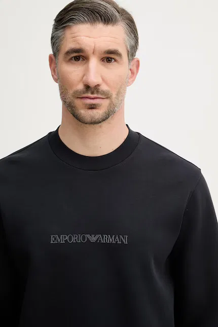 Худи Emporio Armani, синий — фото 4