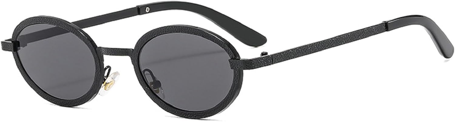 

Винтажные круглые мужские солнцезащитные очки 2024 года, модные маленькие овальные металлические солнцезащитные очки для женщин, роскошные очки для женщин с защитой от УФ-излучения UV400 N45 mincl, Black