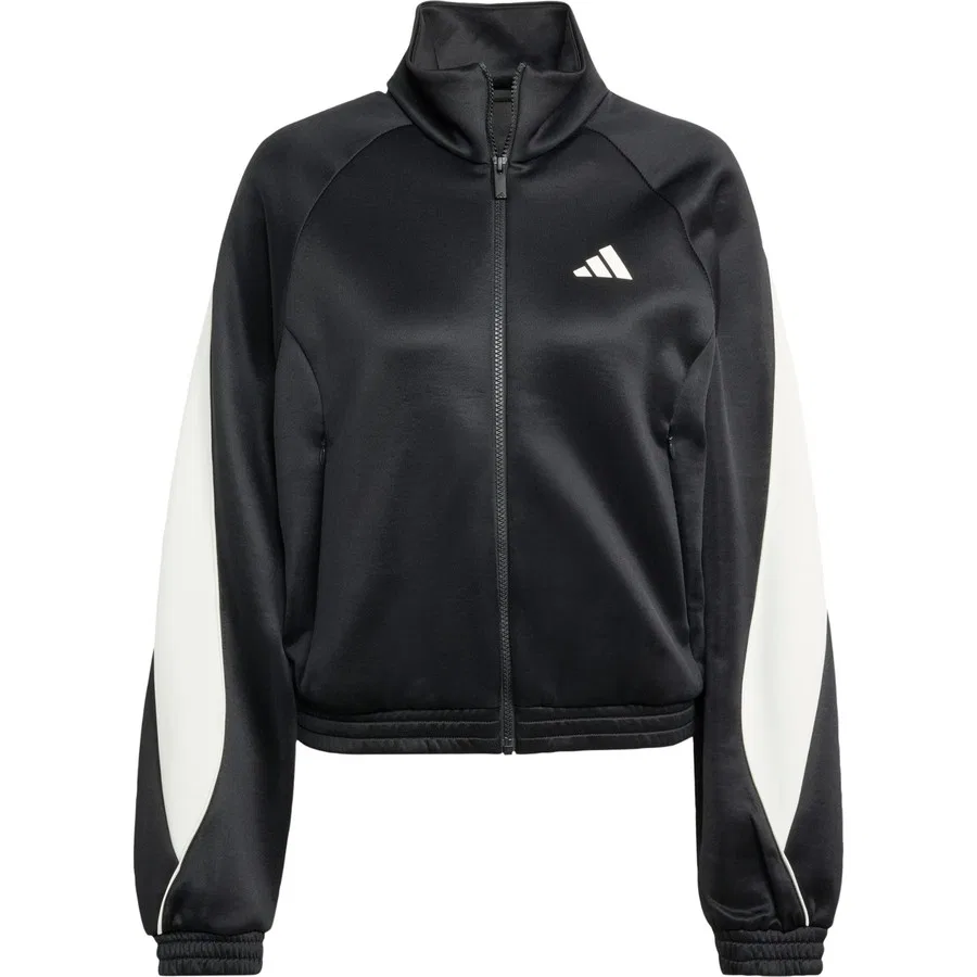 Спортивный свитшот с капюшоном adidas Sportswear JL6886 Stadium Tracktop, Черный — фото 3