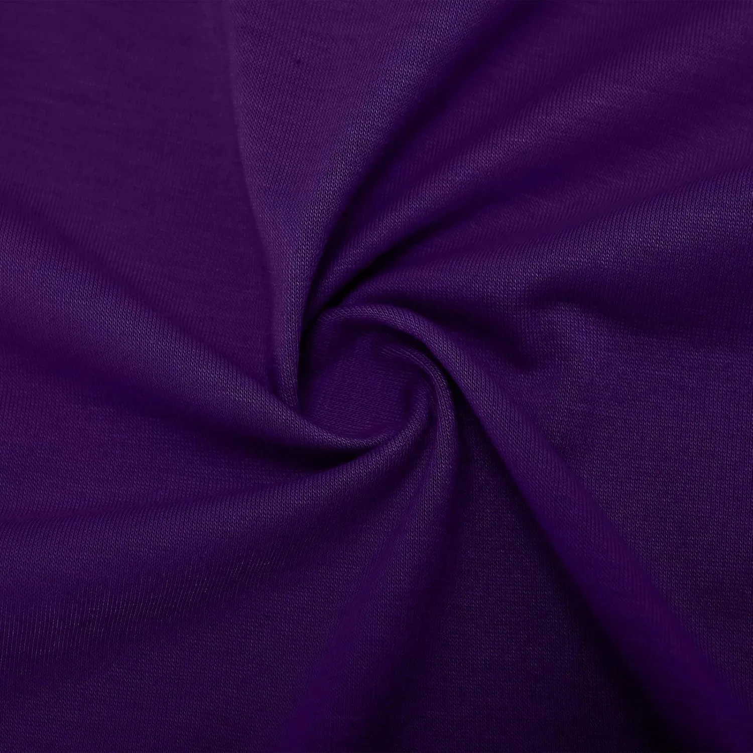 Женское платье миди A-line свободное с 3/4 рукавом, Purple — фото 4
