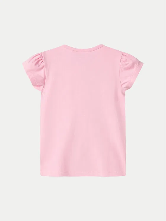 Футболка regular fit Folly Stitch Name It, розовый — фото 3