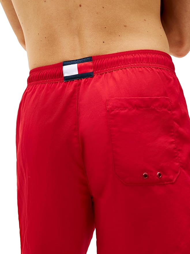 Плавательные шорты Tommy Hilfiger 7" with Drawstring Quick Dry, красный — фото 2