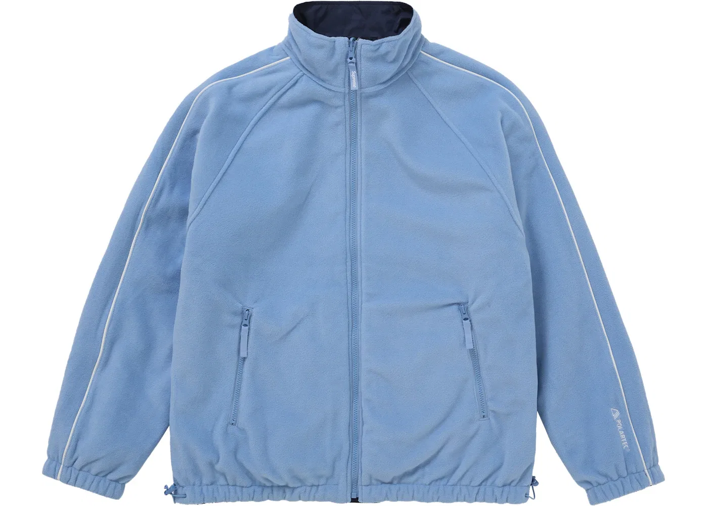 Мужская куртка с флисом Supreme Polartec Reversible Track Jacket, Navy — фото 4