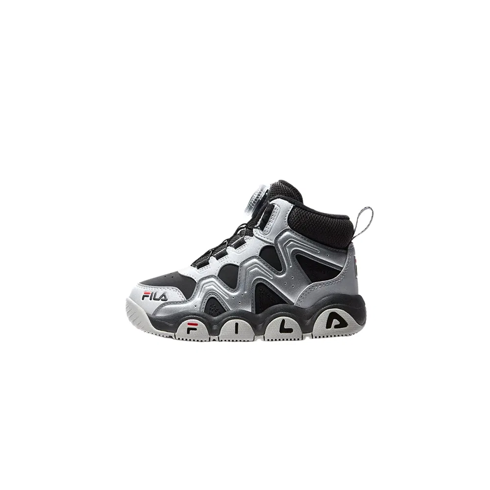 Детские утепленные кроссовки с высоким берцем Jagger 2 FILA KIDS, Black/Space Silver
