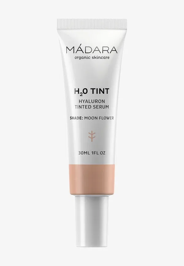 Тонирующий увлажняющий флюид с гиалуроновой кислотой H2O tint hyaluron tinted serum Madara, Moon Flower, 30 мл MáDara, цвет moon flower