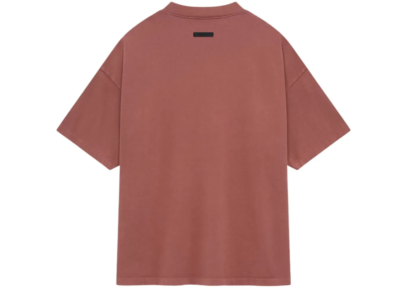 Мужская футболка с круглым вырезом Heavy Crewneck Fear of God Essentials, Crimson — фото 2