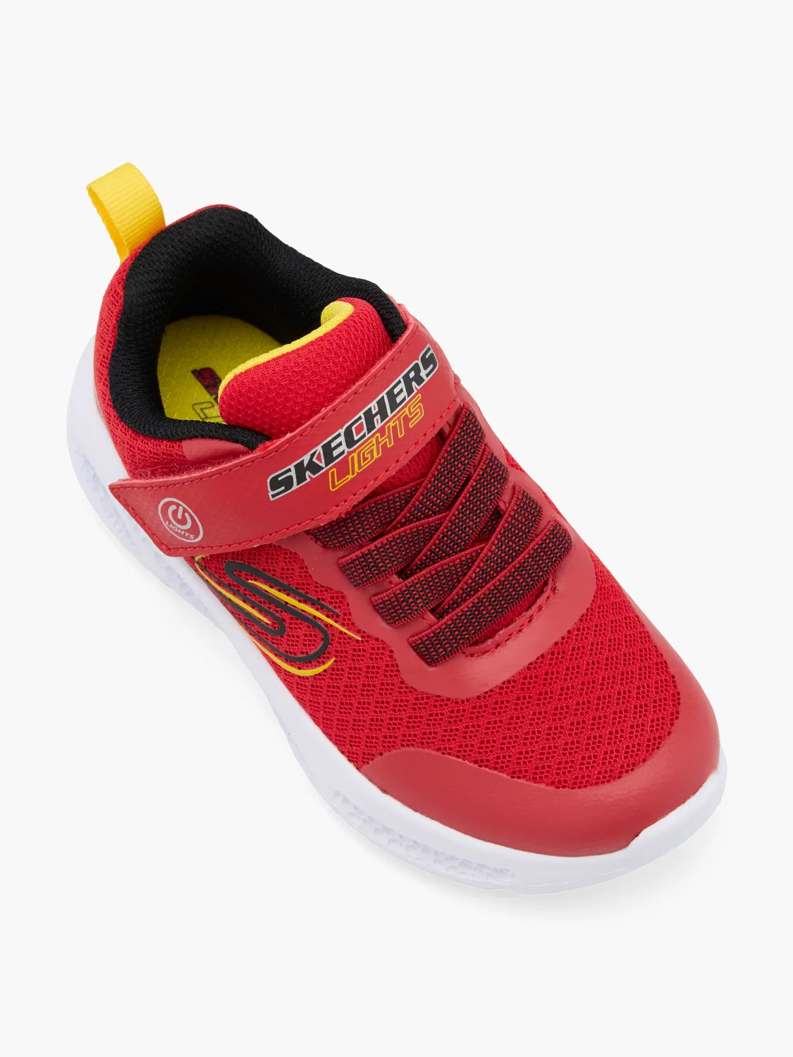 Детские кроссовки со светодиодами Skechers, красный — фото 2