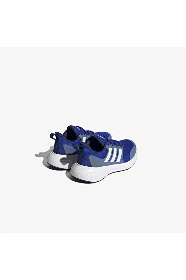 Детские спортивные кроссовки для девочек с шнуровкой Fortarun 2.0 Adidas, Blue — фото 3