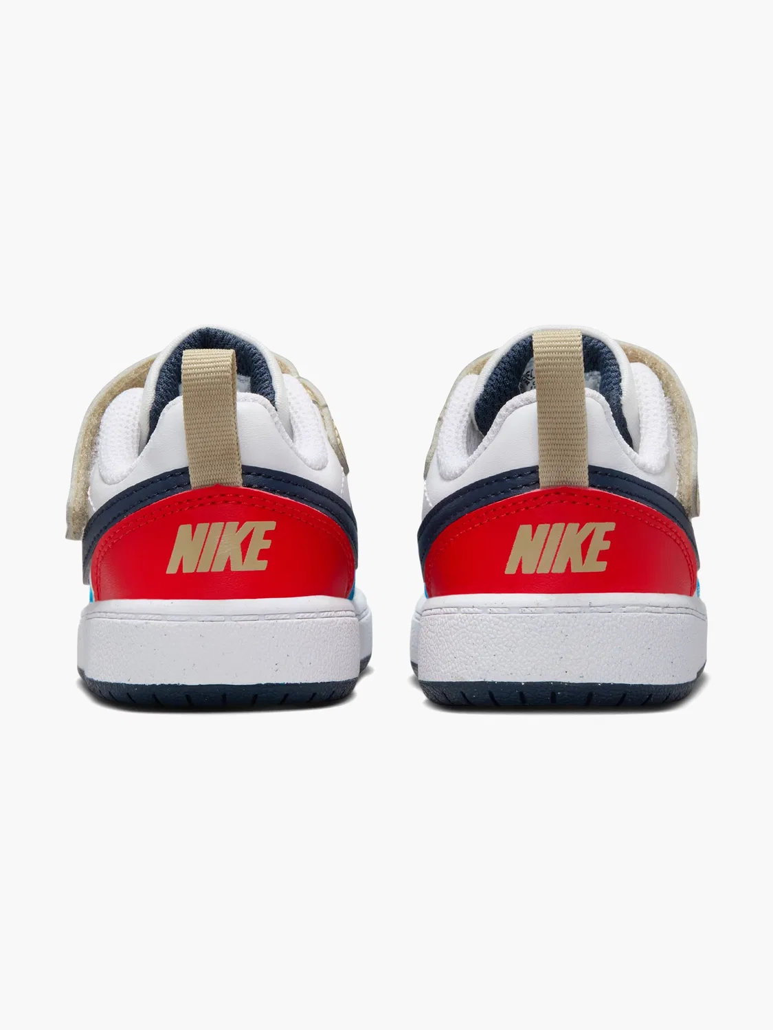 Детские кроссовки с липучками Nike COURT BOROUGH LOW RECRAFT TD, синий — фото 4