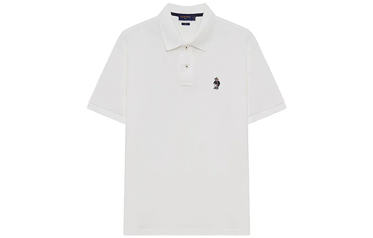 Детское поло с коротким рукавом Cooling Collection Teenie Weenie Men, Milk White