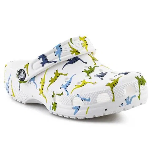 Детские шлепанцы с принтом Character Print Clog Crocs, Weiß