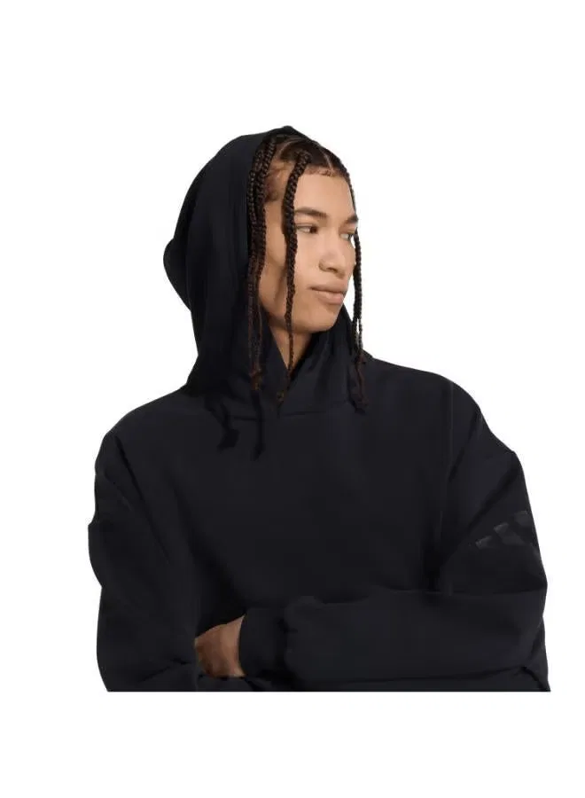 Худи мягкое Soft Lux Adidas, черный — фото 4