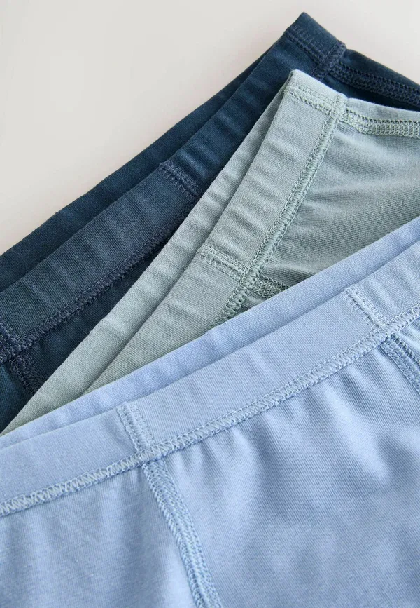 Комплект брюк 3 шт, динозавры, Pants 3 pack - trunks, Next, White, белый/синий — фото 2