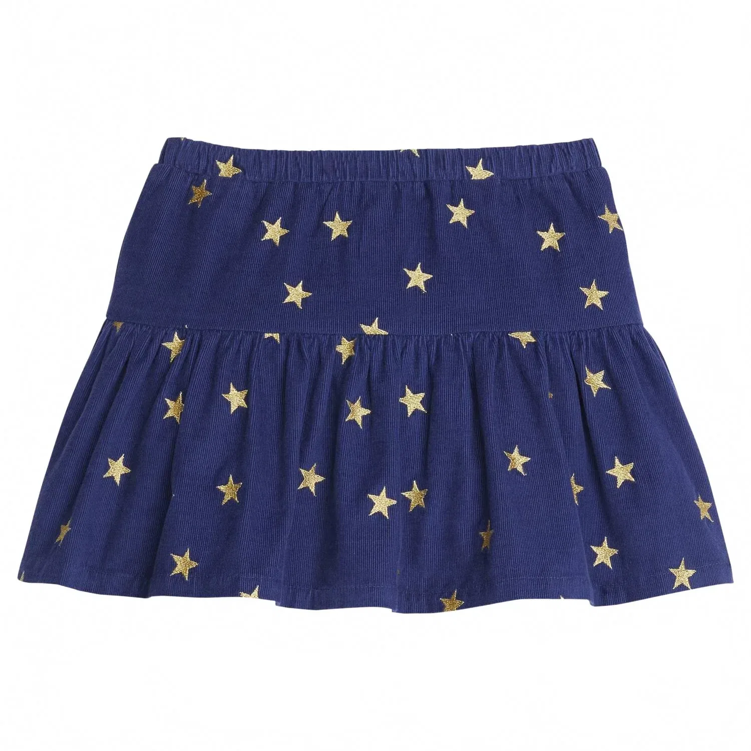 Детская юбка-шорты с принтом Shoot For The Stars Sally Bisby, Dark Royal — фото 3