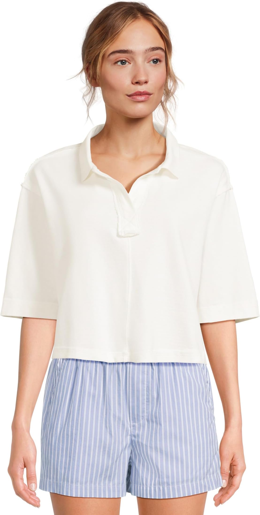 

Поло Free People Denmark Polo, цвет Clean Ivory