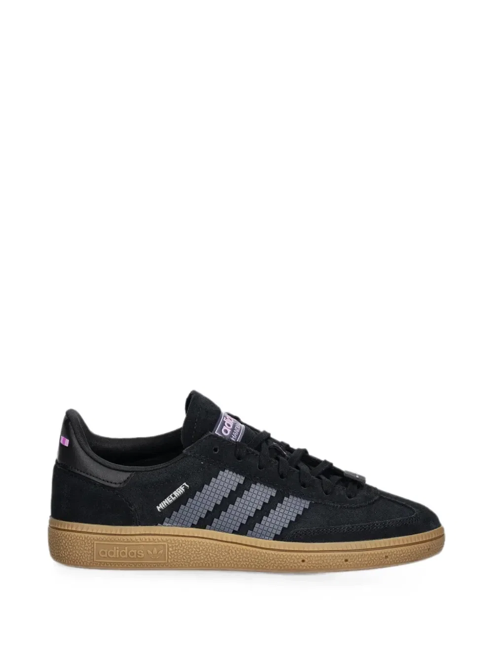 Кроссовки Minecraft в полоску Adidas Kids, черный — фото 2