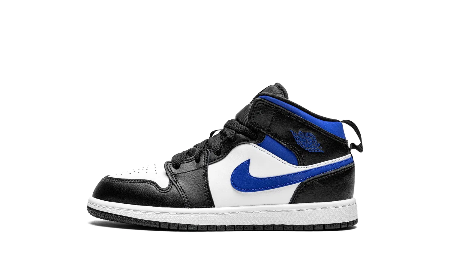 Детские кроссовки для мальчиков с принтом Jordan Preschool NIKE, Black White Racer Blue