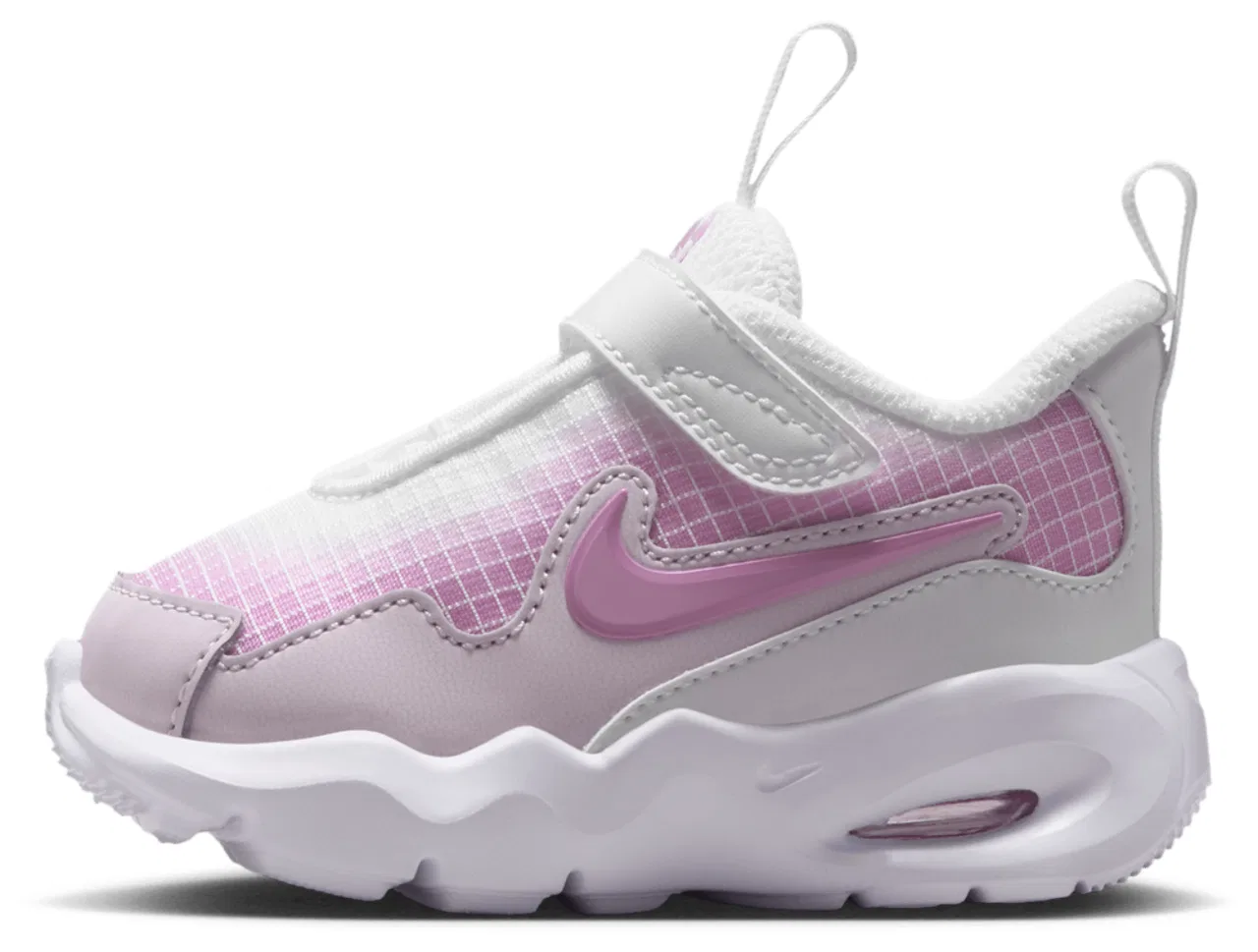 Кроссовки для мальчиков Air Max Nova Nike, цвет White/Bleached Lilac/Playful Pink — фото 2