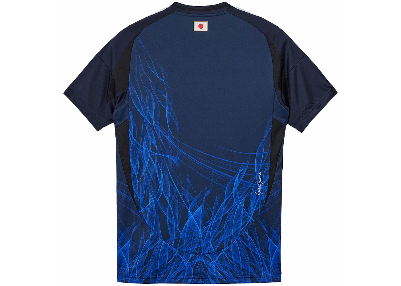 Мужская футбольная футболка с принтом Y-3 Japan Home Jersey Adidas, Blue — фото 2