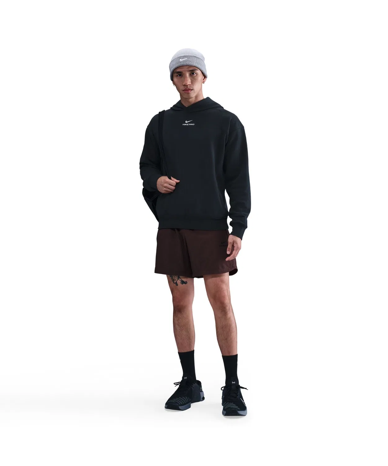 Толстовка Nike Dri-FIT Midlayer Hoodie синяя — фото 3