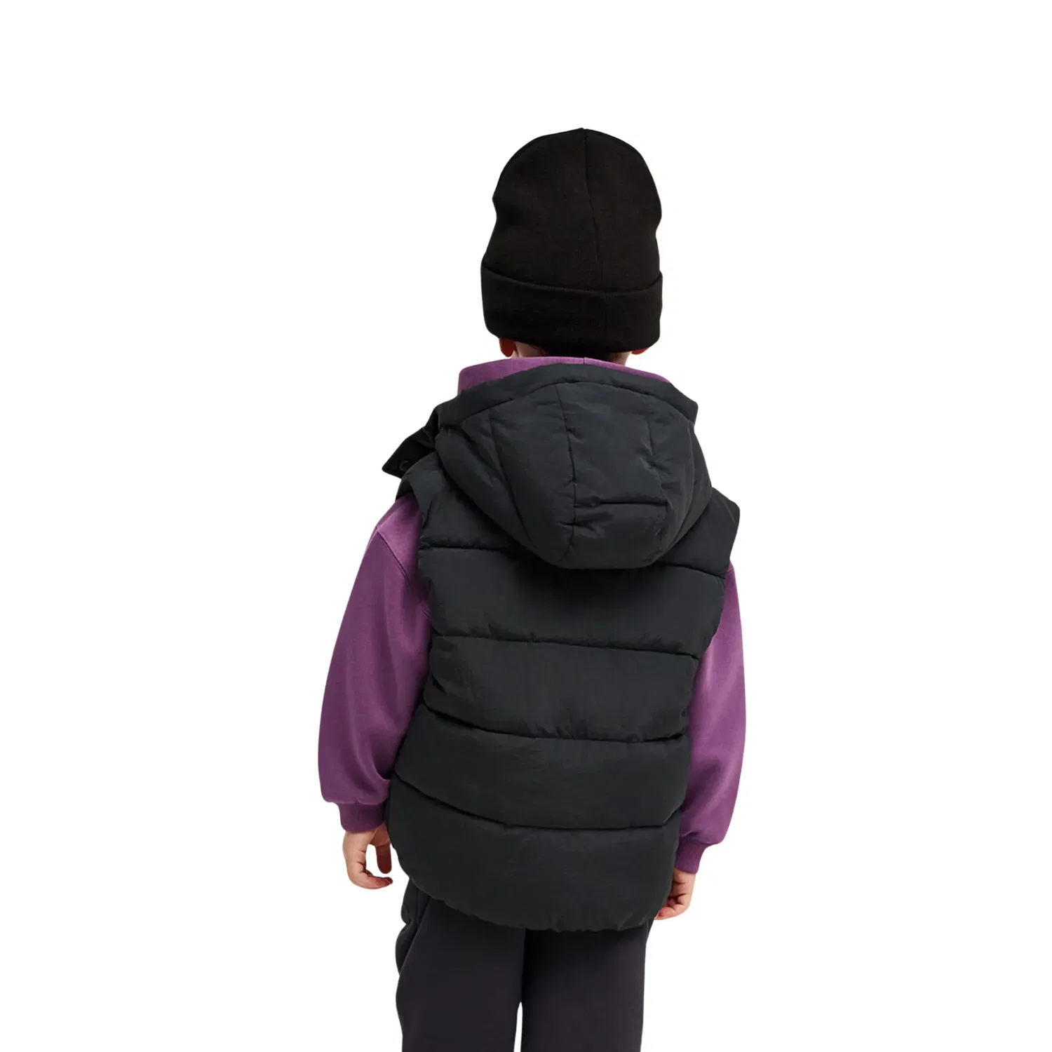 Детский жилет для мальчиков без рукавов Nollie Sleeveless Puff Quiksilver, Negro — фото 2