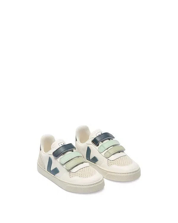 Детские кроссовки для девочек с липучками Unisex Small V 10 Sneakers Veja, White California