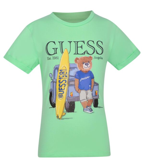 

Футболки Regular fit Guess, зеленый