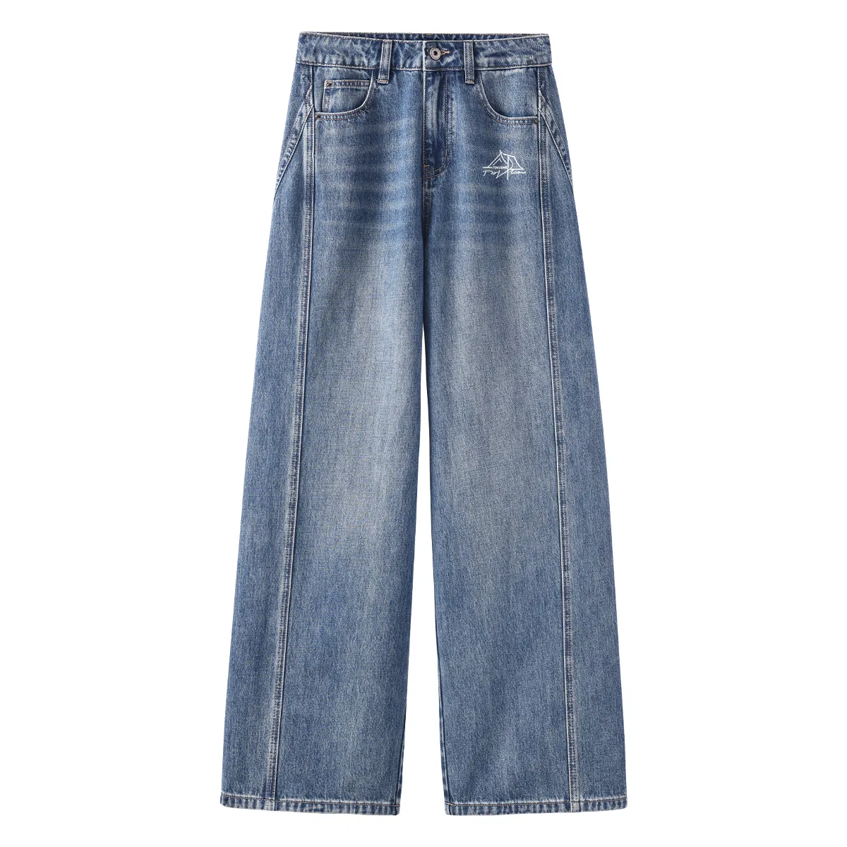 Детские джинсы свободного кроя Tonlion, denim blue