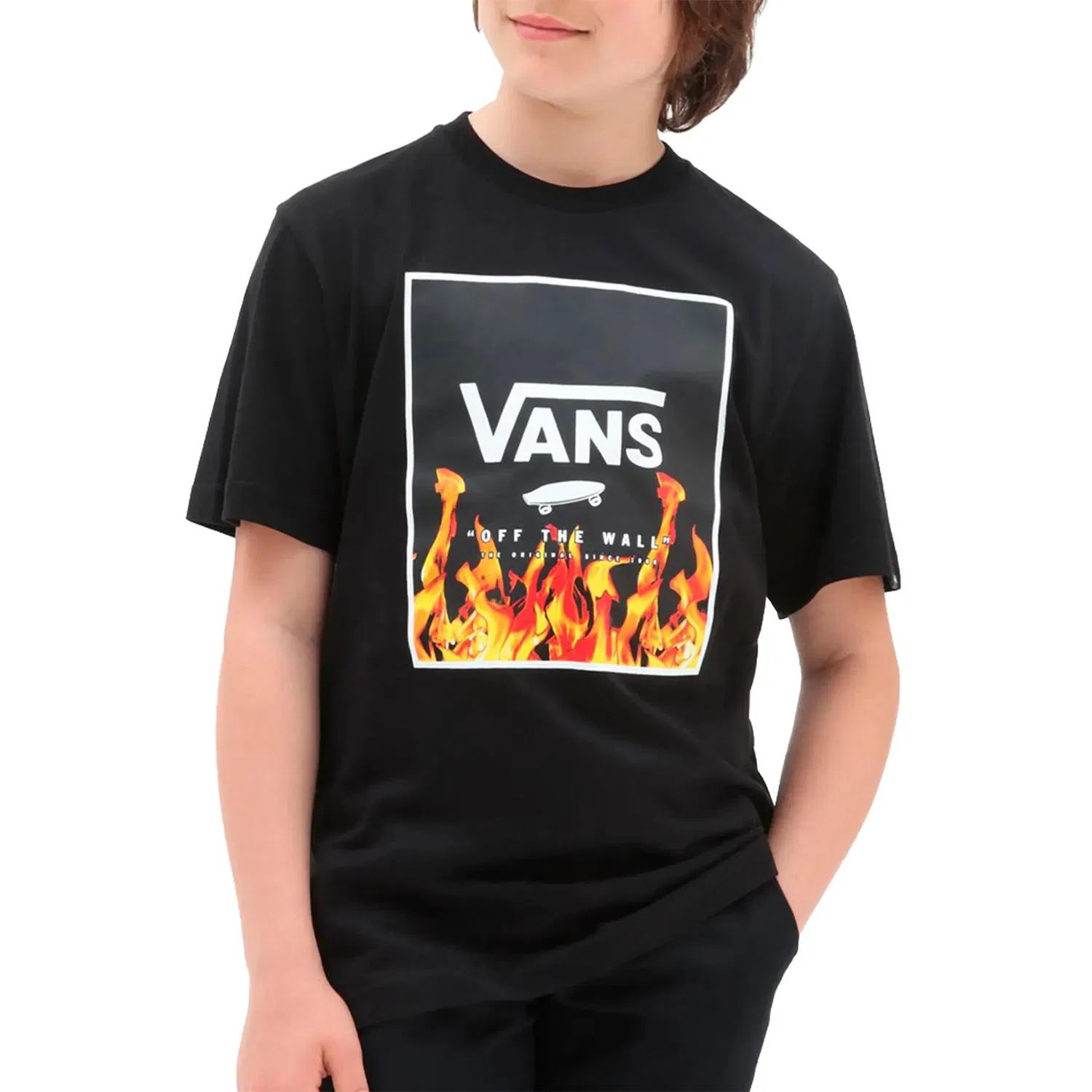 Детская футболка с принтом Print Box Vans, Schwarz